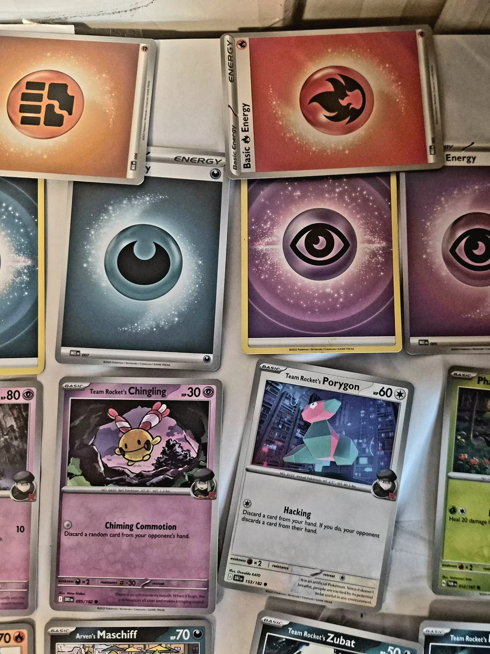 Pokémon trading cards